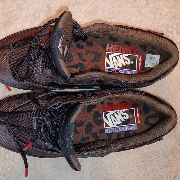 Vans Men's 7/Women's 8.5 Wayvee Justin Henry Coffeebean Black Popcush VN0A5JIA8A - Picture 2 of 12